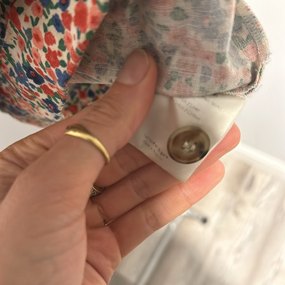 Sézane flower high waist shorts - Picture 3 of 4